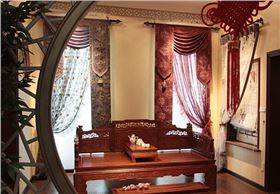 中式別墅窗簾 中式別墅窗簾