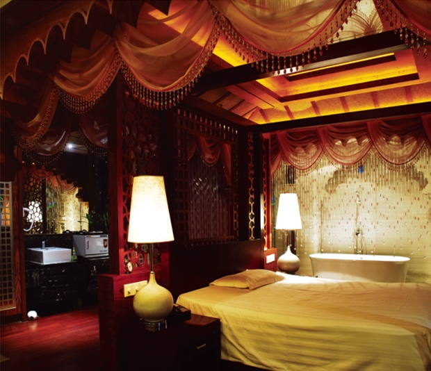 水之夢(mèng)休閑酒店窗簾工程案例 水之夢(mèng)休閑酒店窗簾工程案例