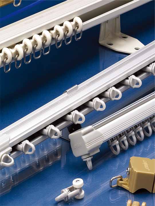 窗簾軌道配件的種類都有哪些呢？