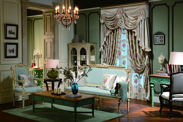 圓弧設(shè)計典雅莊重風格窗簾 圓弧設(shè)計典雅莊重風格窗簾