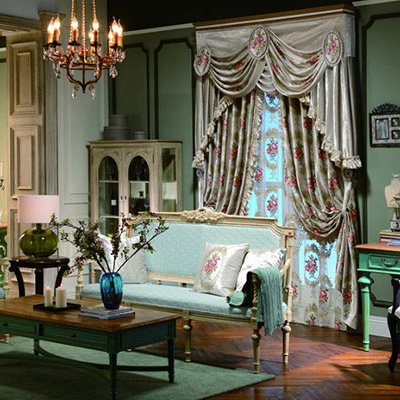 圓弧設(shè)計典雅莊重風格窗簾 圓弧設(shè)計典雅莊重風格窗簾