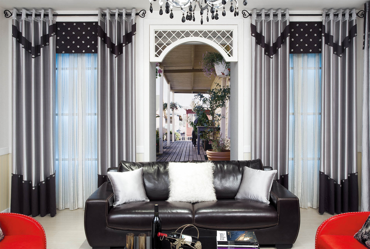 現(xiàn)代簡約風格窗簾 現(xiàn)代簡約風格窗簾